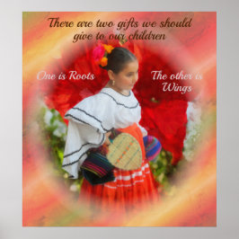 Give Them Roots & Wings 2555 Art Print Poster