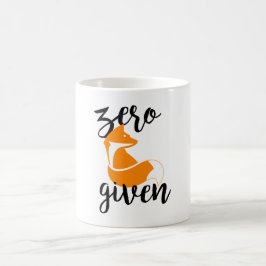 Given nollräv - vit 11 uns klassikermugg kaffemugg