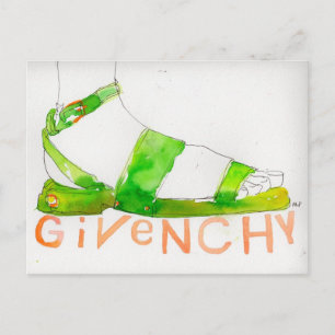Givenchy - vykort för illustration av Mode