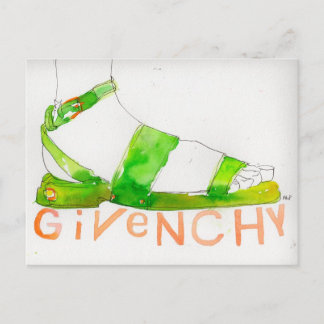 Givenchy - vykort för illustration av Mode