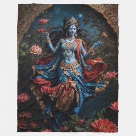 Giver of blessings Divine Kali Fleecefilt