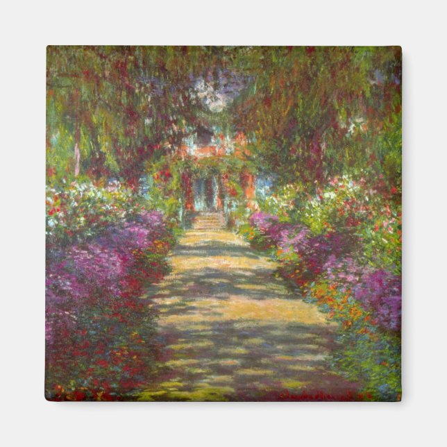 Giverny av Claude Monet Magnet (Framsidan)