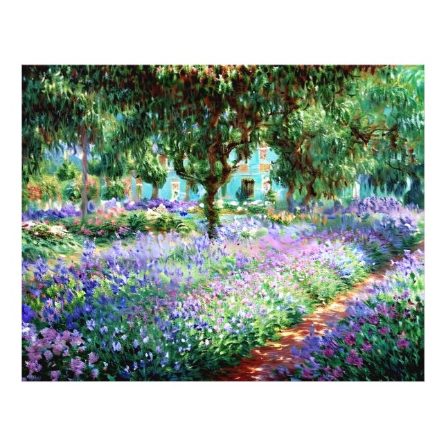 Giverny Garden Fototryck (Framsidan)