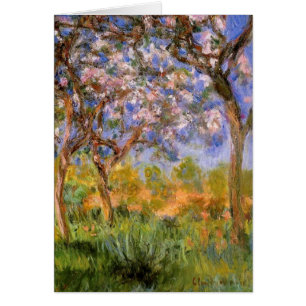 Giverny i Springtime Hälsningskort