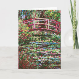 Giverny in Red - Tack Kort