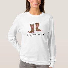 Givin cancer kängan - bröstcancerTshirt Tröja