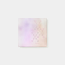 Giving flowers(pattern) post-it block