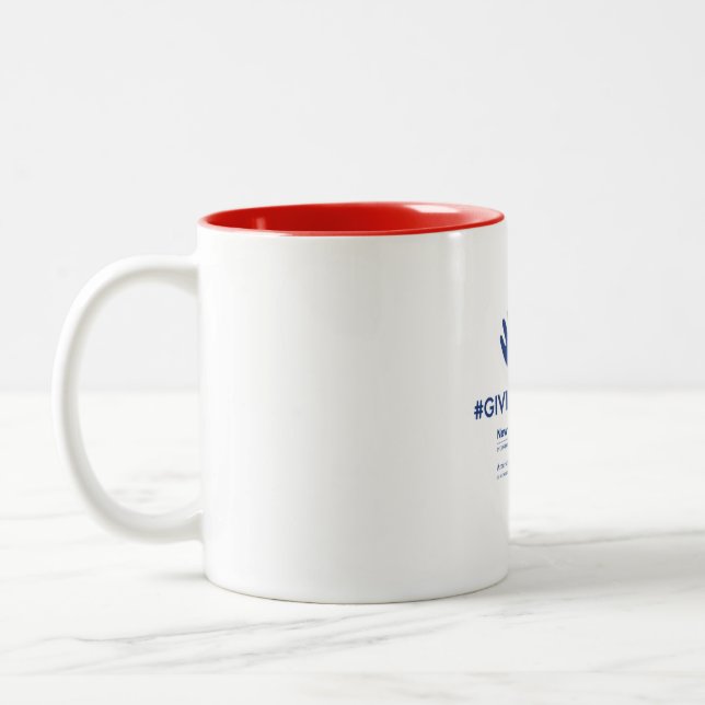 Giving Tuesday Mug Två-Tonad Mugg (Vänster)