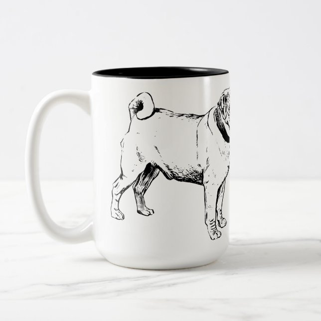 Givna nollPucks Två-Tonad Mugg (Vänster)