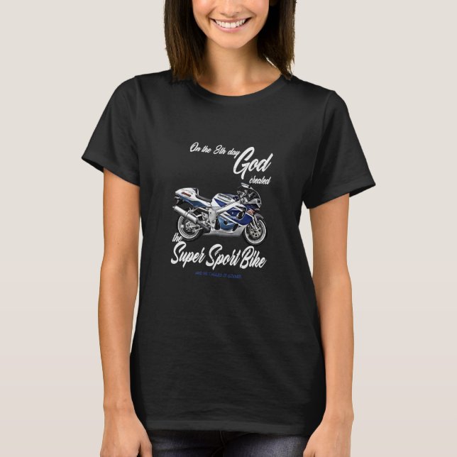 Gixxer GSXR Road Tävla Motorcycle 8th d T Shirt (Framsida)