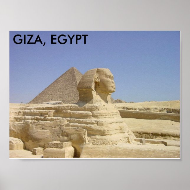 GIZA, EGYPTEN POSTER (Framsidan)