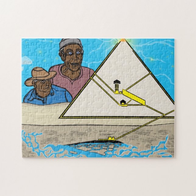 Giza kraftverkpussel pussel (Horisontell)