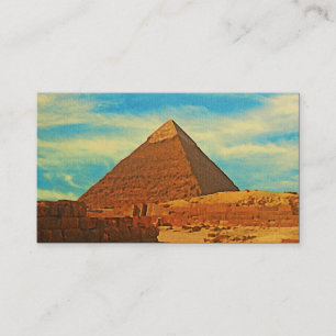 Giza Pyramid Cairo Egypten Visitkort