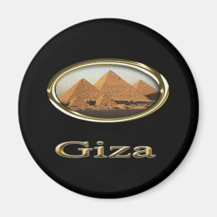 Giza pyramiddesigner magnet
