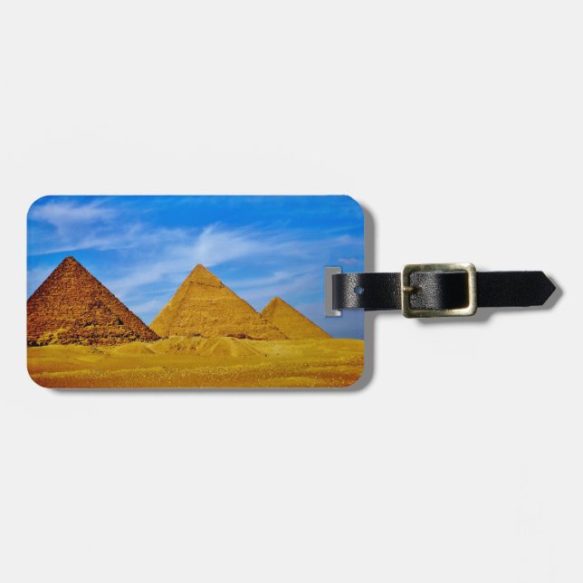 Giza pyramider bagagebricka (Horisontell Framsida)