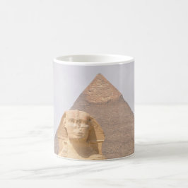 Giza Pyramider Sfinxen farao forntida Egypten resa Kaffemugg