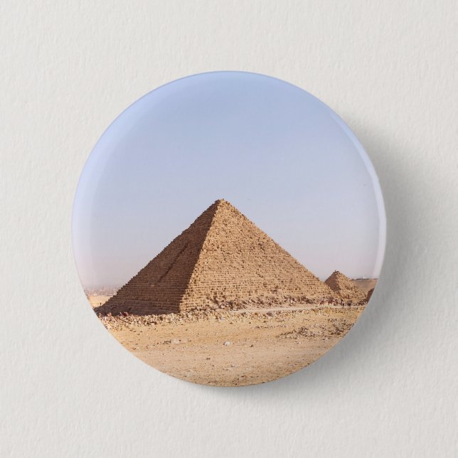 Giza pyramidfotografering knapp (Framsida)