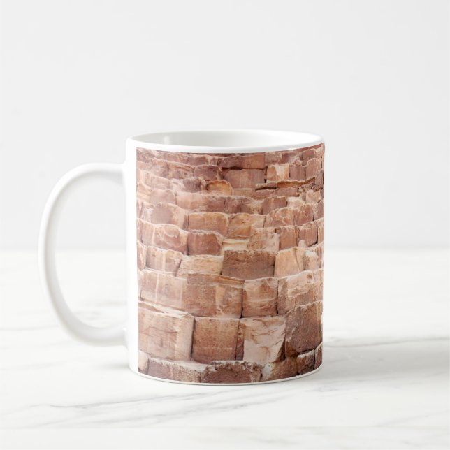  Giza pyramidkomplex. Även kallad Giza Necrop Kaffemugg (Vänster)