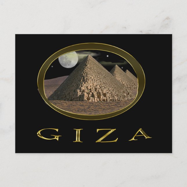 Giza Pyramids Items Vykort (Framsida)
