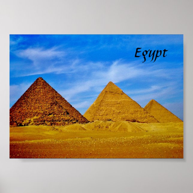 Giza Pyramids Poster (Framsidan)