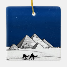 Giza pyramids svartvita