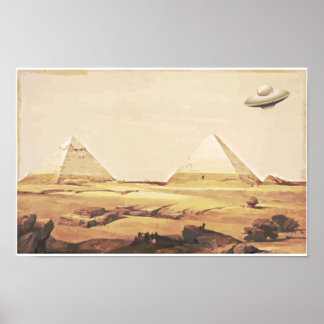 Giza Spacesship Poster