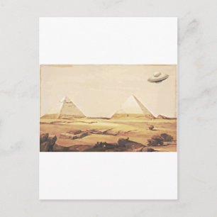 Giza Spacesship Vykort