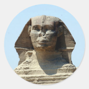 giza underbar sphinx runt klistermärke