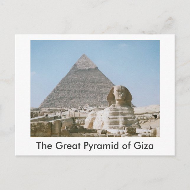 Gizas Underbara pyramid Vykort (Framsida)