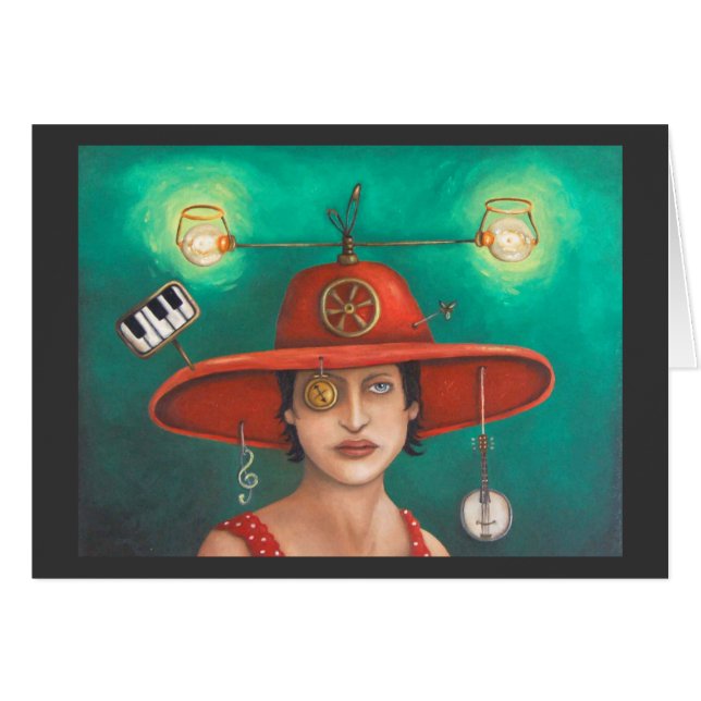 Gizmo 7 hälsningskort (Framsidan Horizontal)