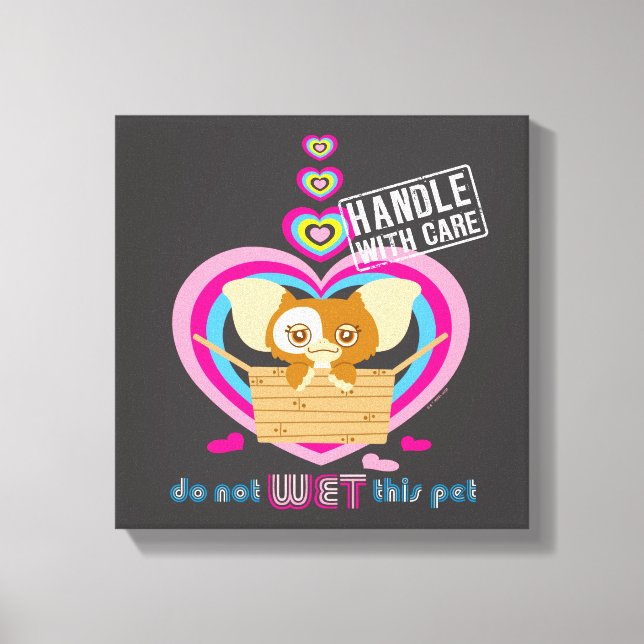 Gizmo | Blöt inte detta sällskapsdjur Canvastryck (Framsida)