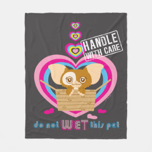 Gizmo Blöt inte detta sällskapsdjur Fleecefilt