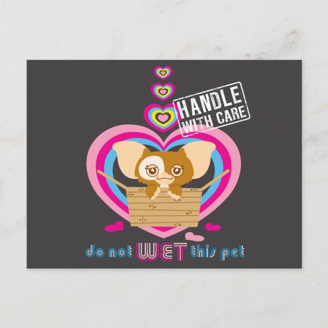 Gizmo | Blöt inte detta sällskapsdjur Vykort (Framsida)
