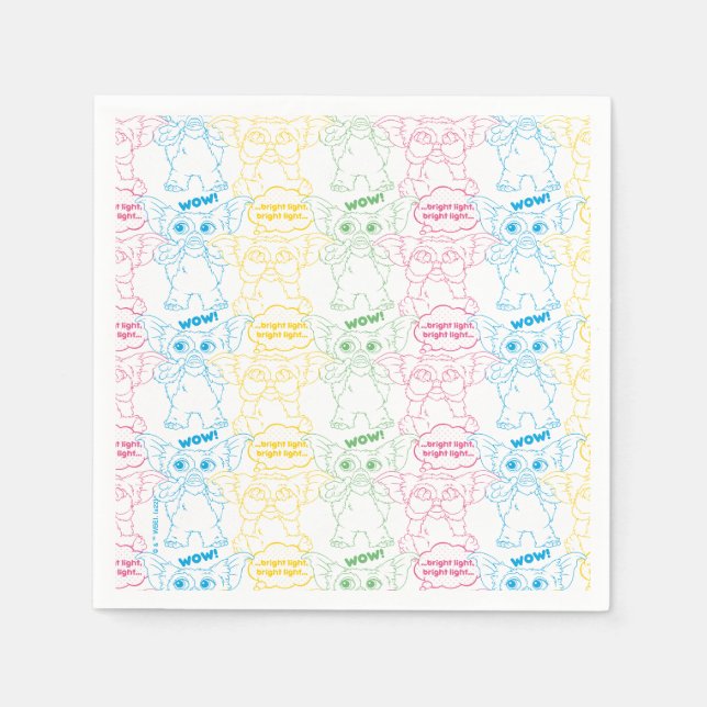 Gizmo | Bright Light! Bright Light! Pappersservett (Framsidan)