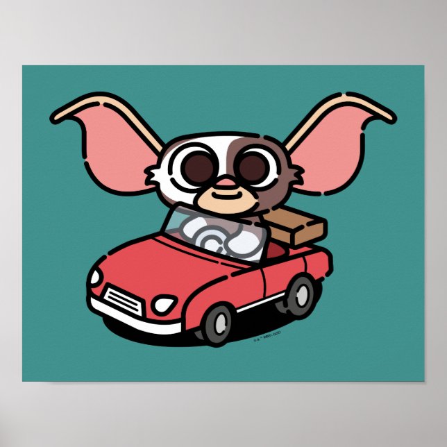 Gizmo | Cute Comic Driver Poster (Framsidan)