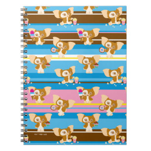 Gizmo Cute Tecknad Mönster Anteckningsbok