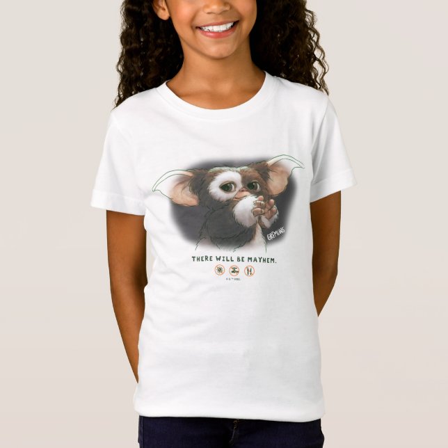 Gizmo Det Blir Kaos T Shirt (Framsida)