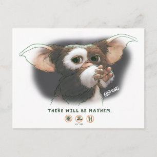 Gizmo Det Blir Kaos Vykort