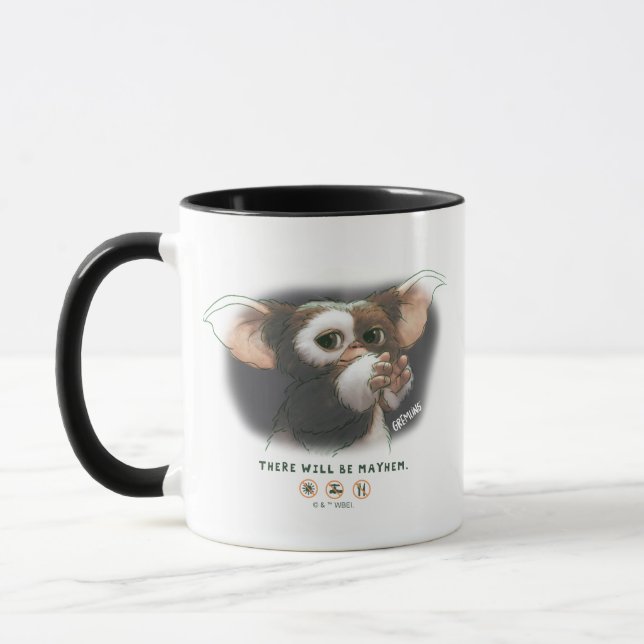 Gizmo Det Kommer Att Bli Kaos Mugg (Vänster)