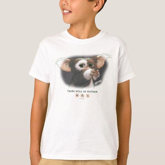 Gizmo Det Kommer Att Bli Kaos T Shirt (Framsida)
