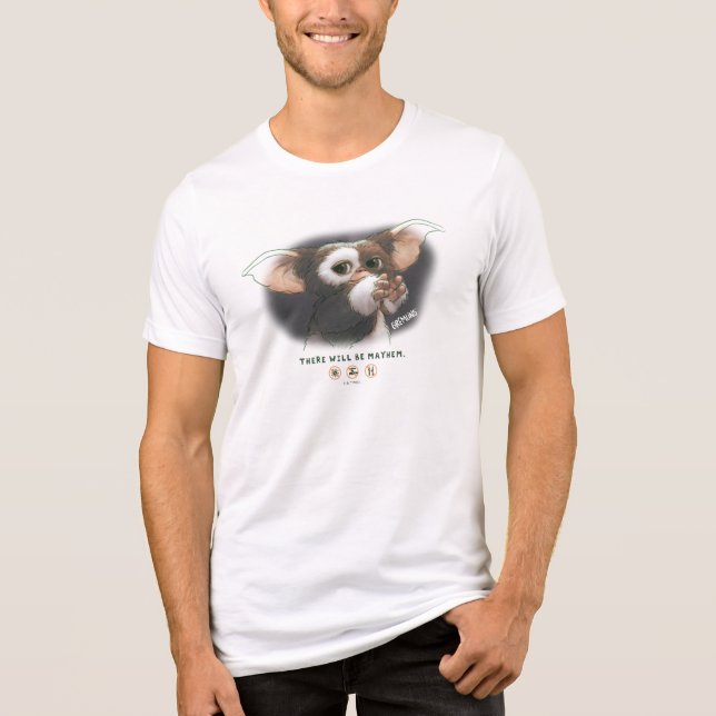 Gizmo Det Kommer Att Bli Kaos T Shirt (Framsida)