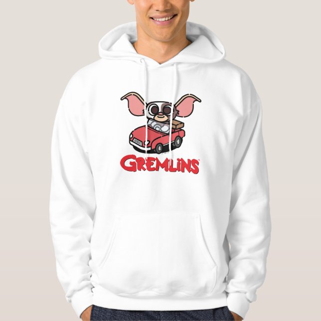 Gizmo | Drivrutin för Tecknad av ljud Hoodie (Framsida)