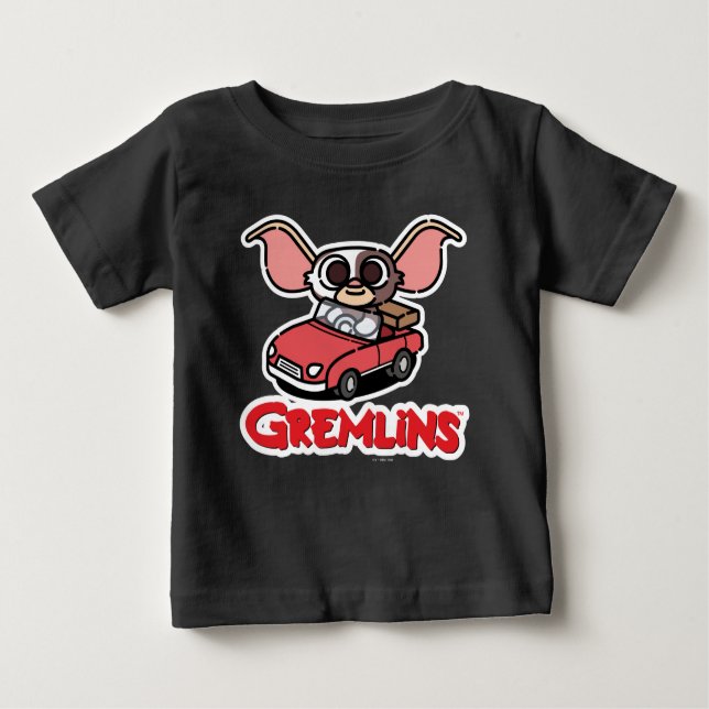 Gizmo | Drivrutin för Tecknad av ljud T Shirt (Framsida)
