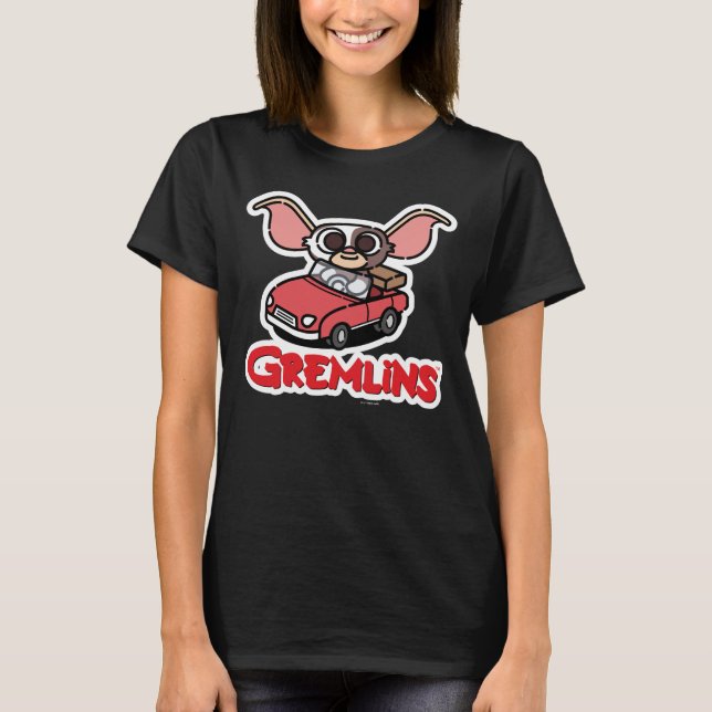 Gizmo | Drivrutin för Tecknad av ljud T Shirt (Framsida)