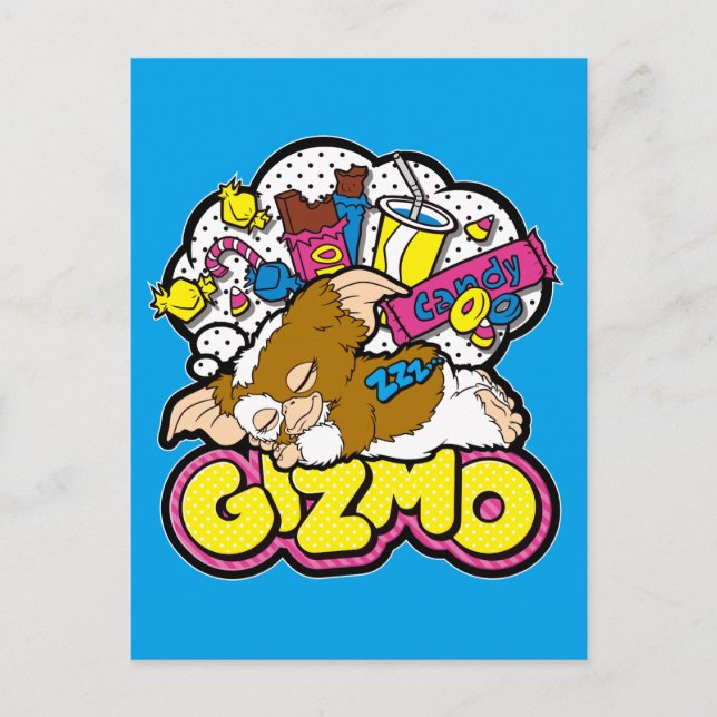 Gizmo | Drömmer om godis Vykort (Framsida)