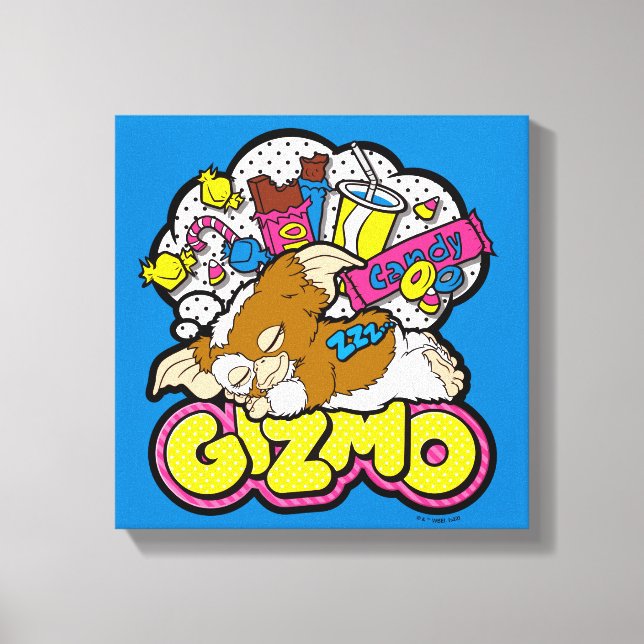 Gizmo | Drömning av sötsaker Canvastryck (Framsida)