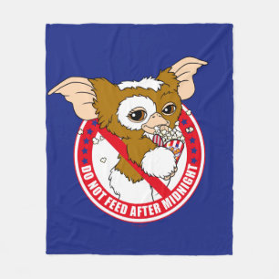 Gizmo Får inte Matas efter midnatt Fleecefilt