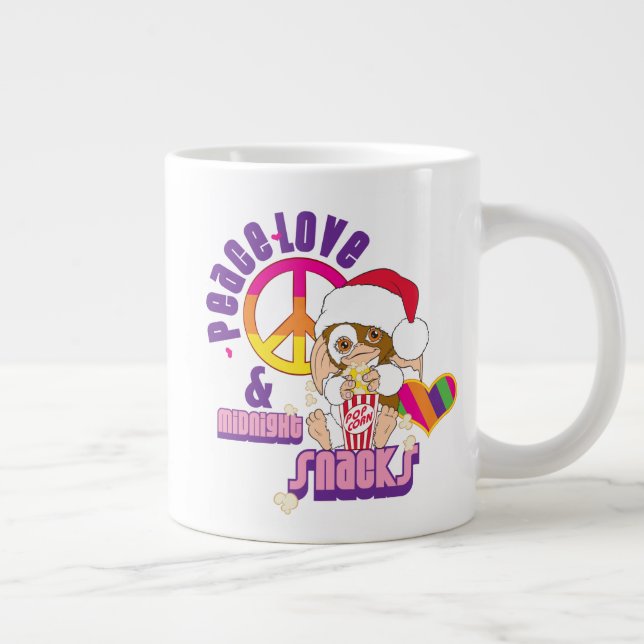 Gizmo | Freden i Kärlek och Midnight Snacks Jumbo Mugg (Höger)