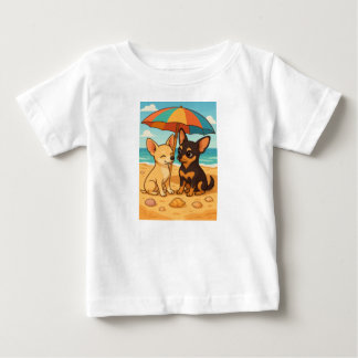 Gizmo in Love – Beach Day with His Sweetheart T Shirt