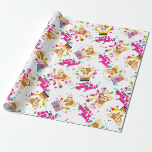 Gizmo   Låt oss Sten 'n Roll Mönster Presentpapper
